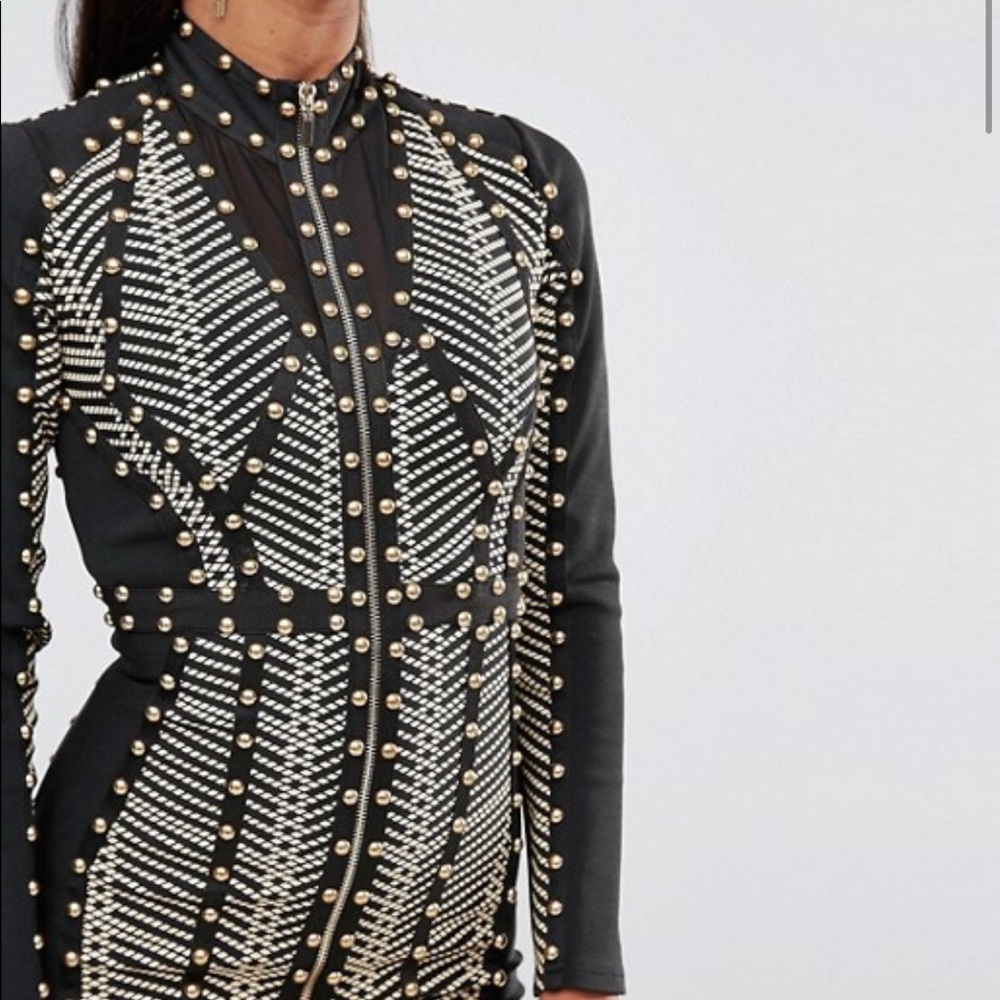 Studded Bandage Dress - Picture 6 of 6