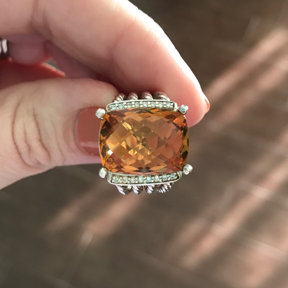 David Yurman Citrine Wheaton Ring