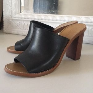 Black mule heels
