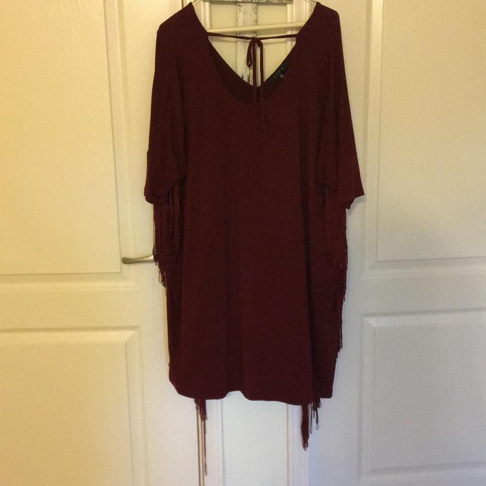 Burgundy Tunic Dress