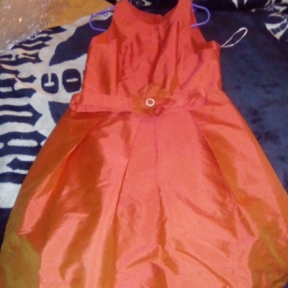 New Orange Dress - Picture 2 of 3