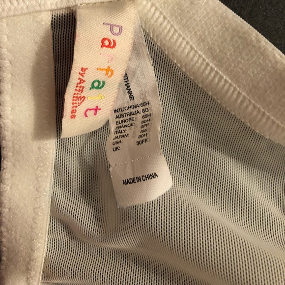 Satin Creme & Brown Bra - Picture 4 of 5