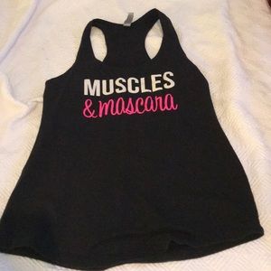 Muscles & Mascara racer back tank