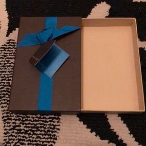 Louis Vuitton wallet gift box and bag