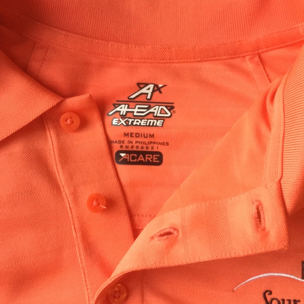 Sour Mash Memorial Golf Polo Orange Medium - Picture 4 of 6