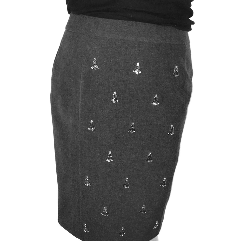Ann Taylor embellished pencil skirt