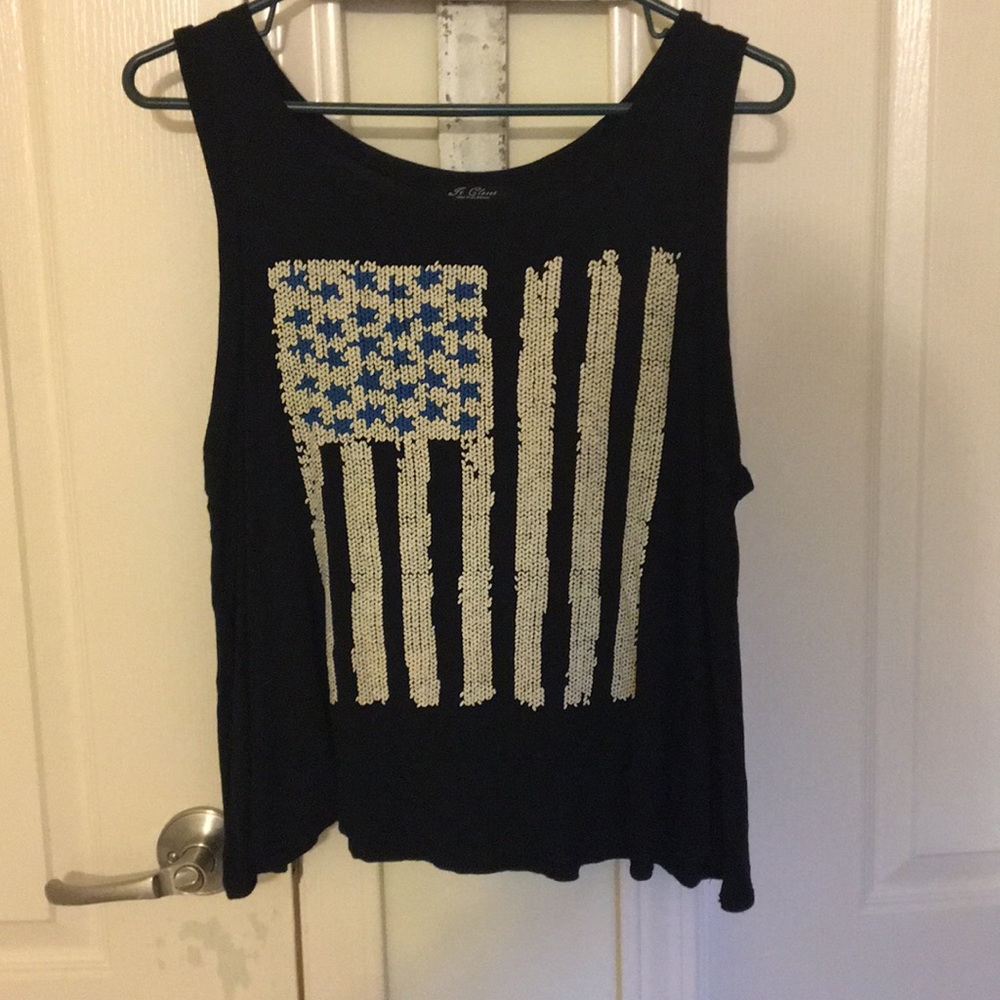 American Flag tank