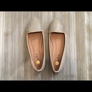 Sparkly Rhinestone Flats
