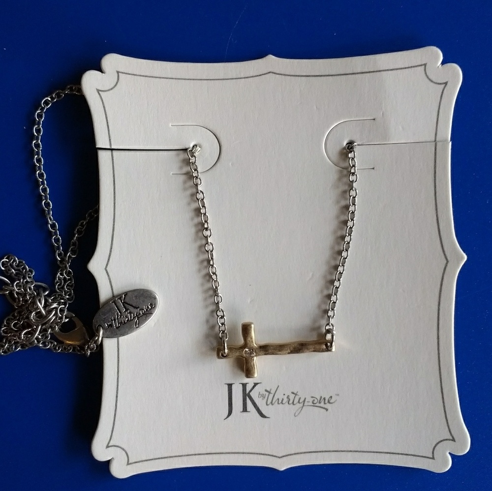 Whisper cross necklace, JK by Thirty-One Gifts