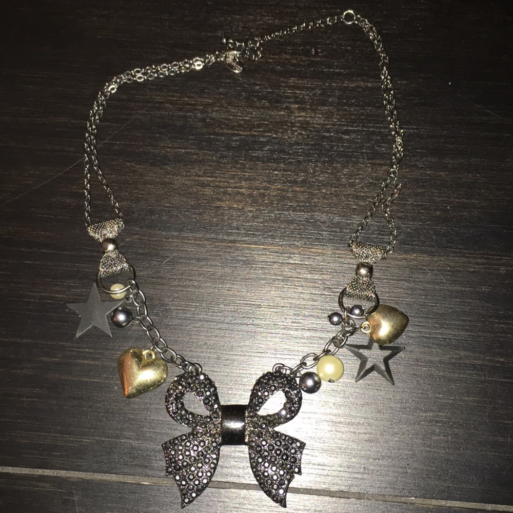 Rocker Chic Gunmetal Necklace