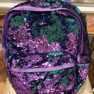 Purple Sparkle Backpack