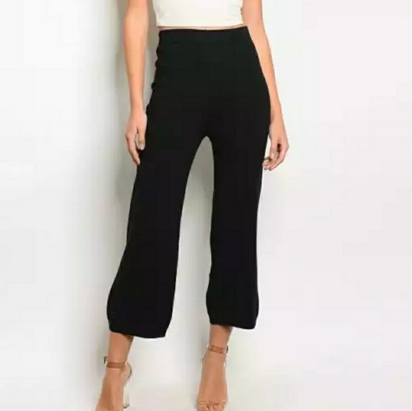 High waist pull on ankle pants - Picture 2 of 3
