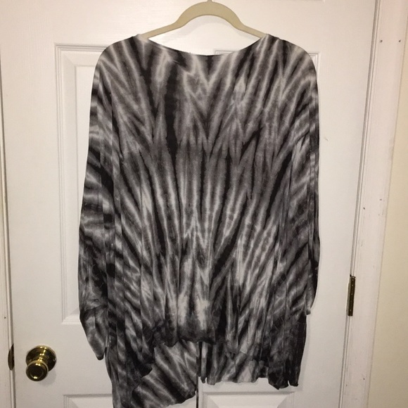 Rock &  Republic tie dye viscose top 3x - Picture 6 of 8