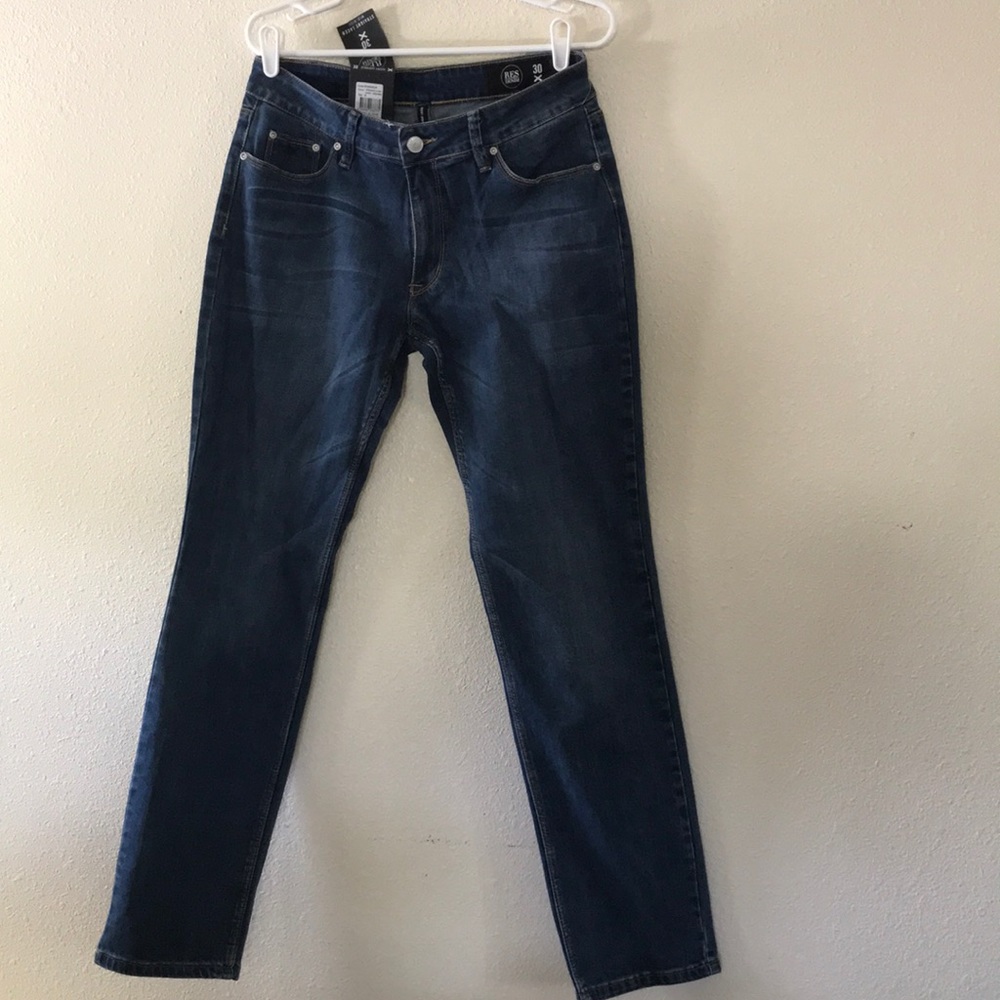 Res blue denim pants