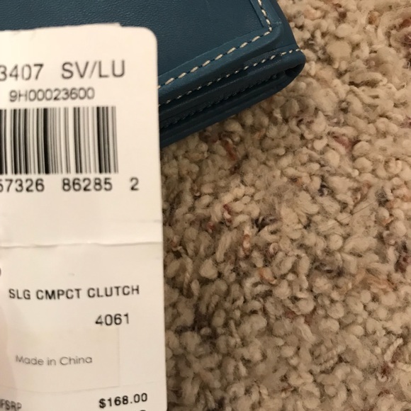 Blue Coach Wallet NWT !!! - Picture 4 of 4