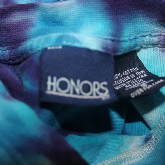 Ladies Tye Dyed Woman's Blouse Size Small-vb - Picture 3 of 4