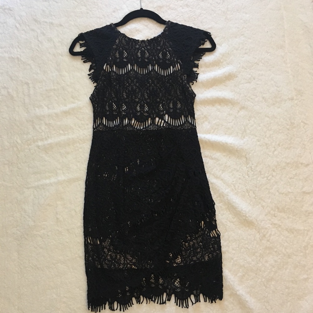 BLACK // Lace Party Dress