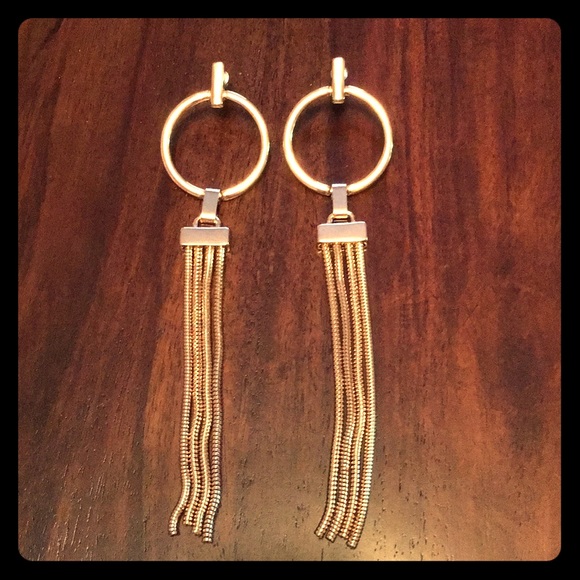 Forever 21 Chandelier Hoop Earrings - Picture 2 of 2