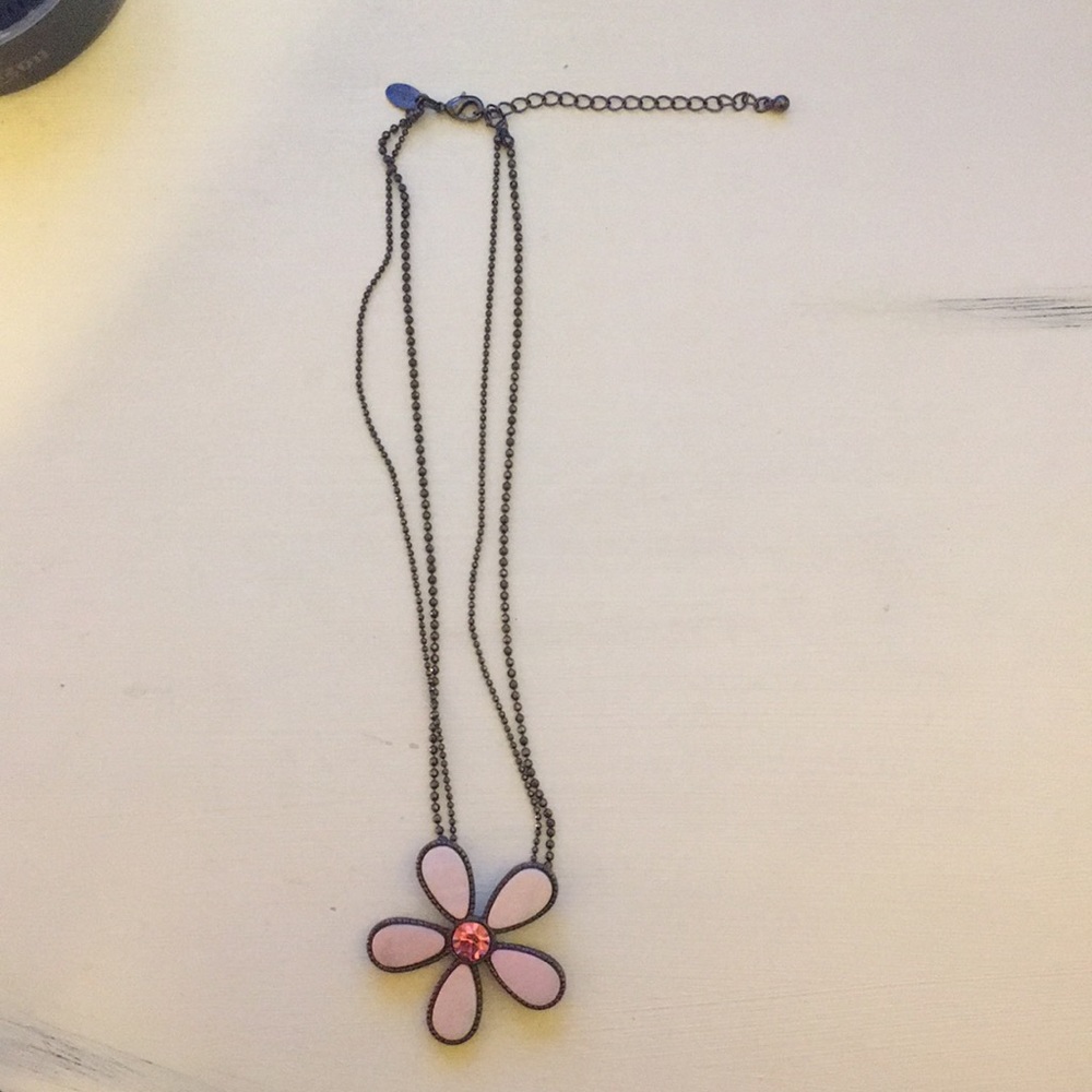 Lia Sophia flower necklace