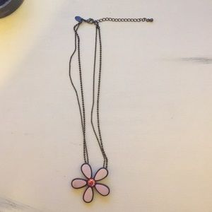 Lia Sophia flower necklace