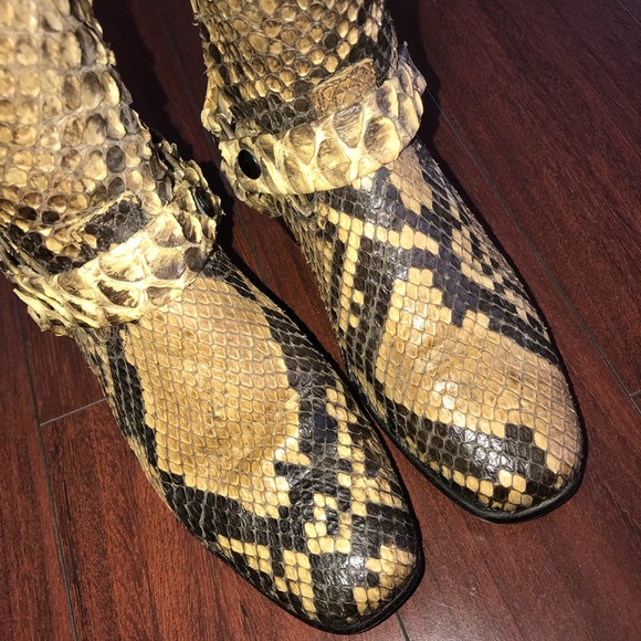 Genuine Python Leather Boots - Picture 2 of 8