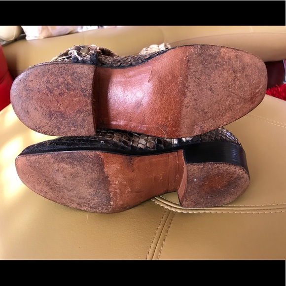 Genuine Python Leather Boots - Picture 4 of 8