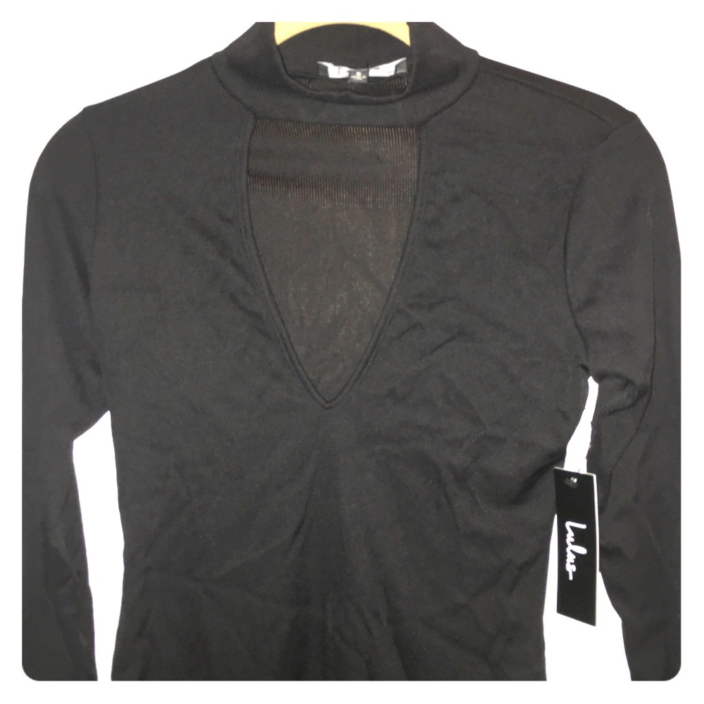 Lulus black choker top