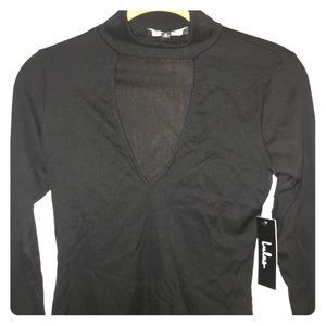 Lulus black choker top