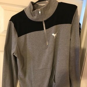 Pullover black white and grey