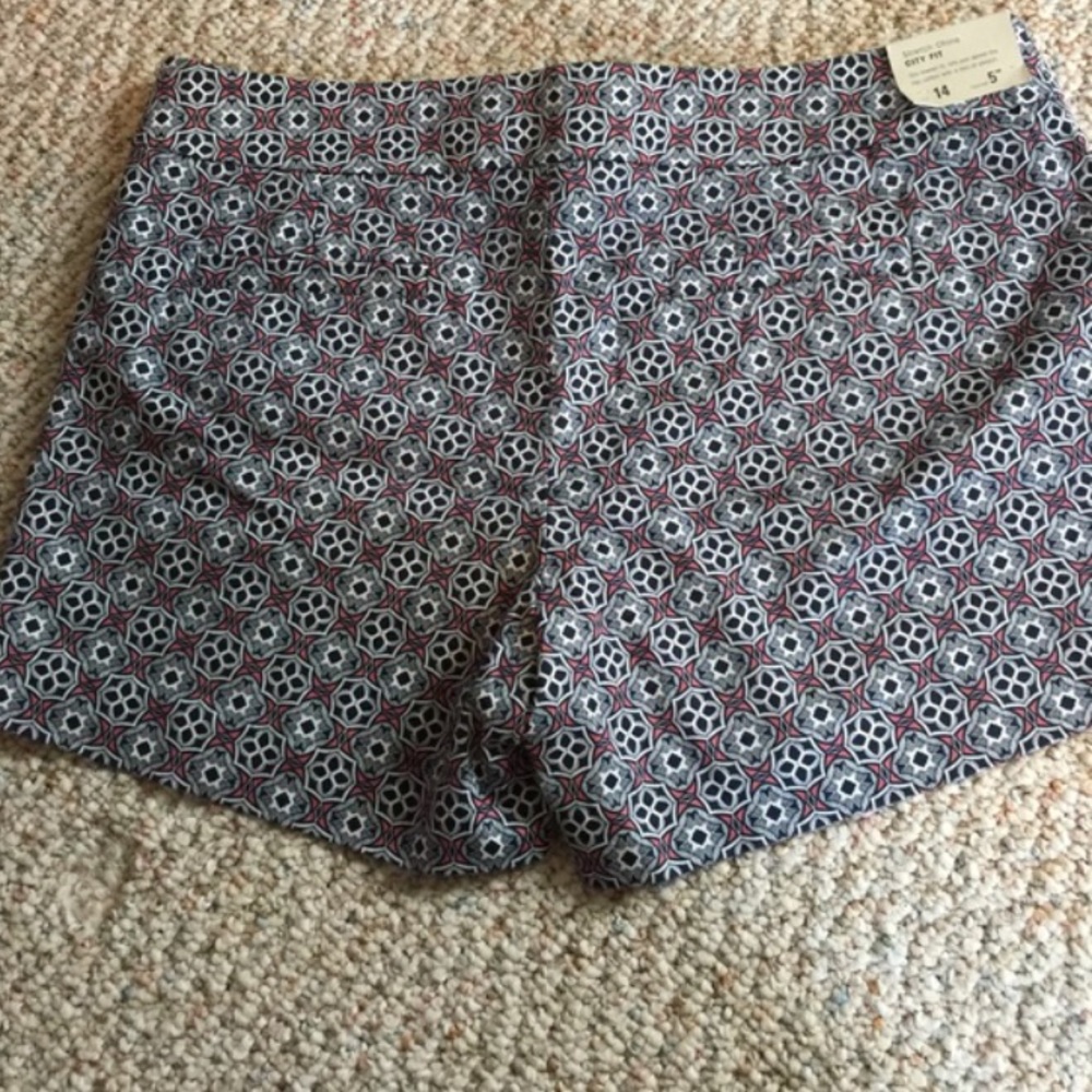 NWOT J Crew City Fit shorts