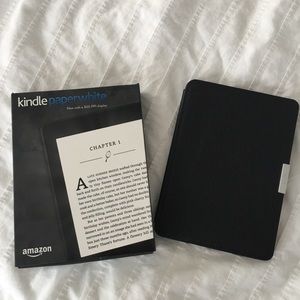 SOLD New Amazon Kindle Paperwhite w/ Leather Case