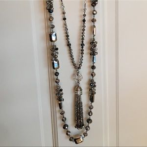 White House Black Market 2 in 1 Necklace