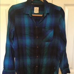 AE plaid shirt