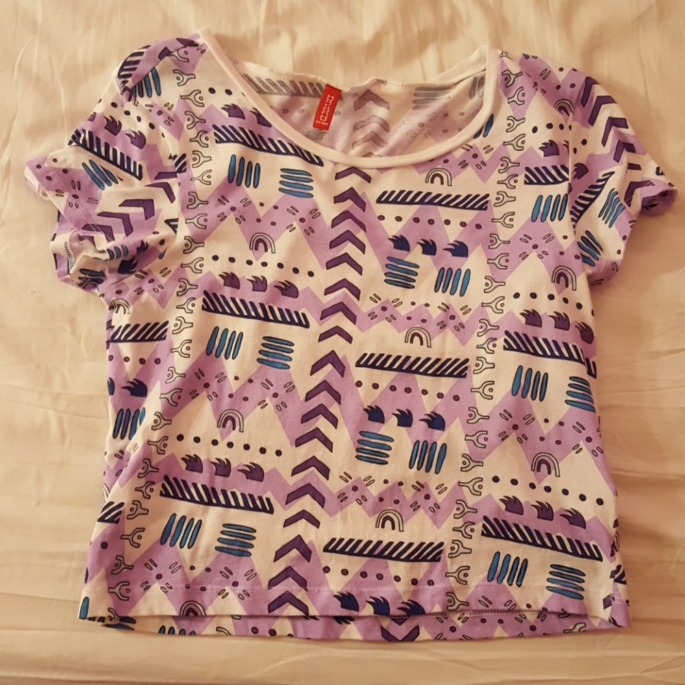 Fun Patterned Crop Top