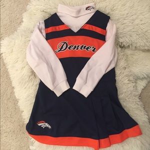 Denver Broncos Girls cheerleader dress