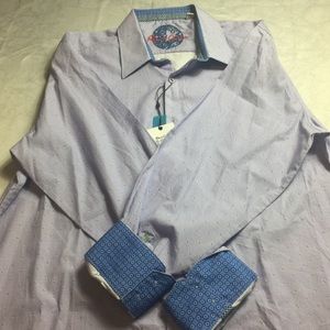 Robert Graham men’s 3XL button-down shirt purple
