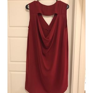 BCBG Max Azria deep red dress!