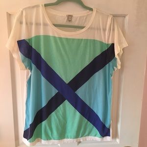 J. Crew Crisscross Tee
