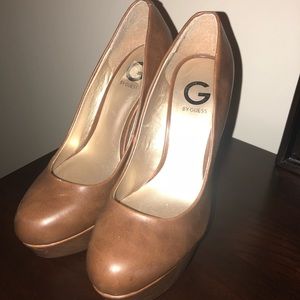 G by Guess platform heels