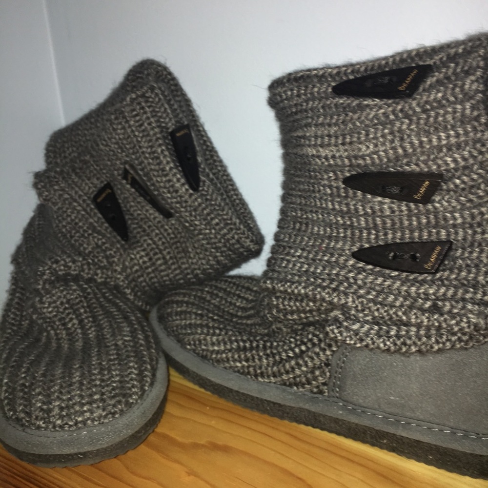 Bear paw sweater boots
