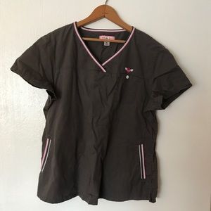 Koi Scrub Top