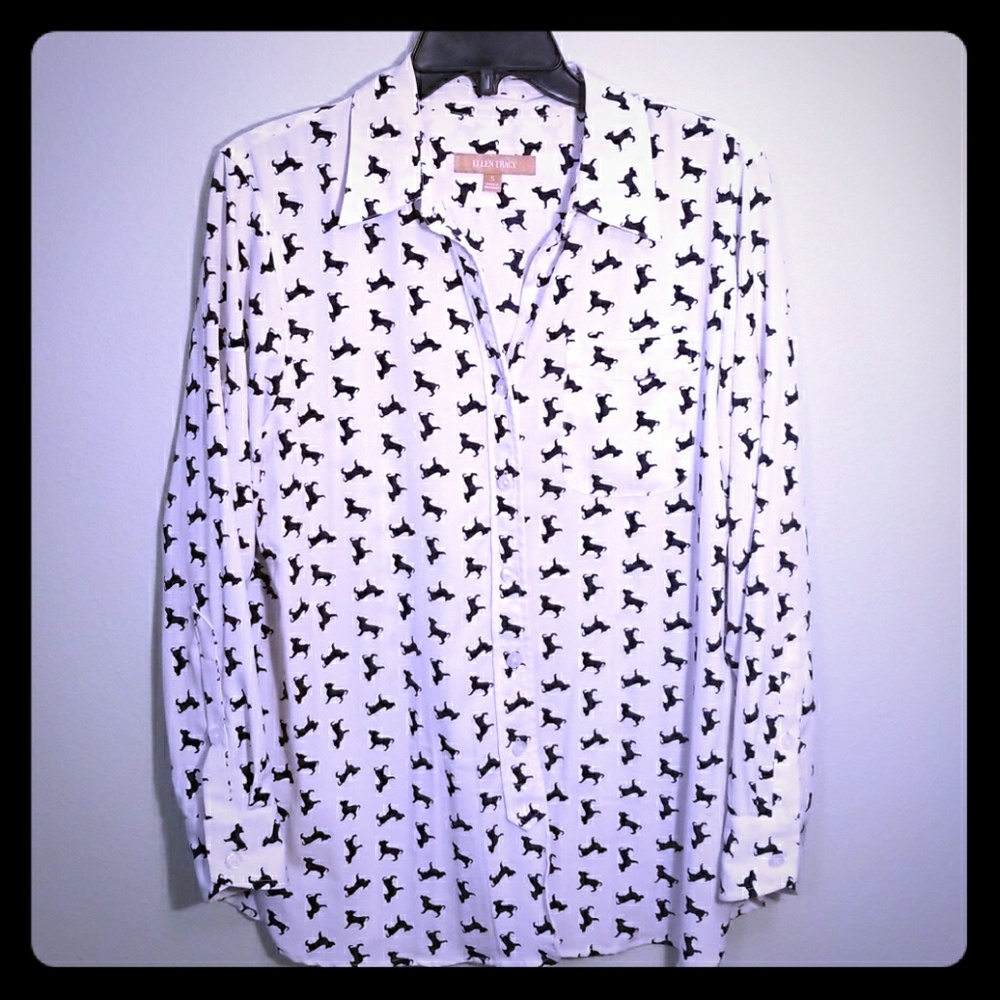 FLASH SALE! Dog Print Shirt