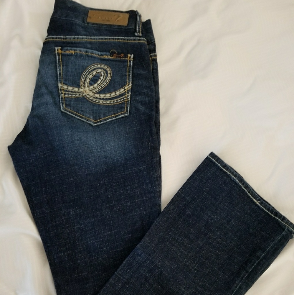Seven7 Jeans in Blue Wash