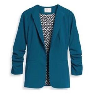 Skies are Blue Raja Collarless Blazer