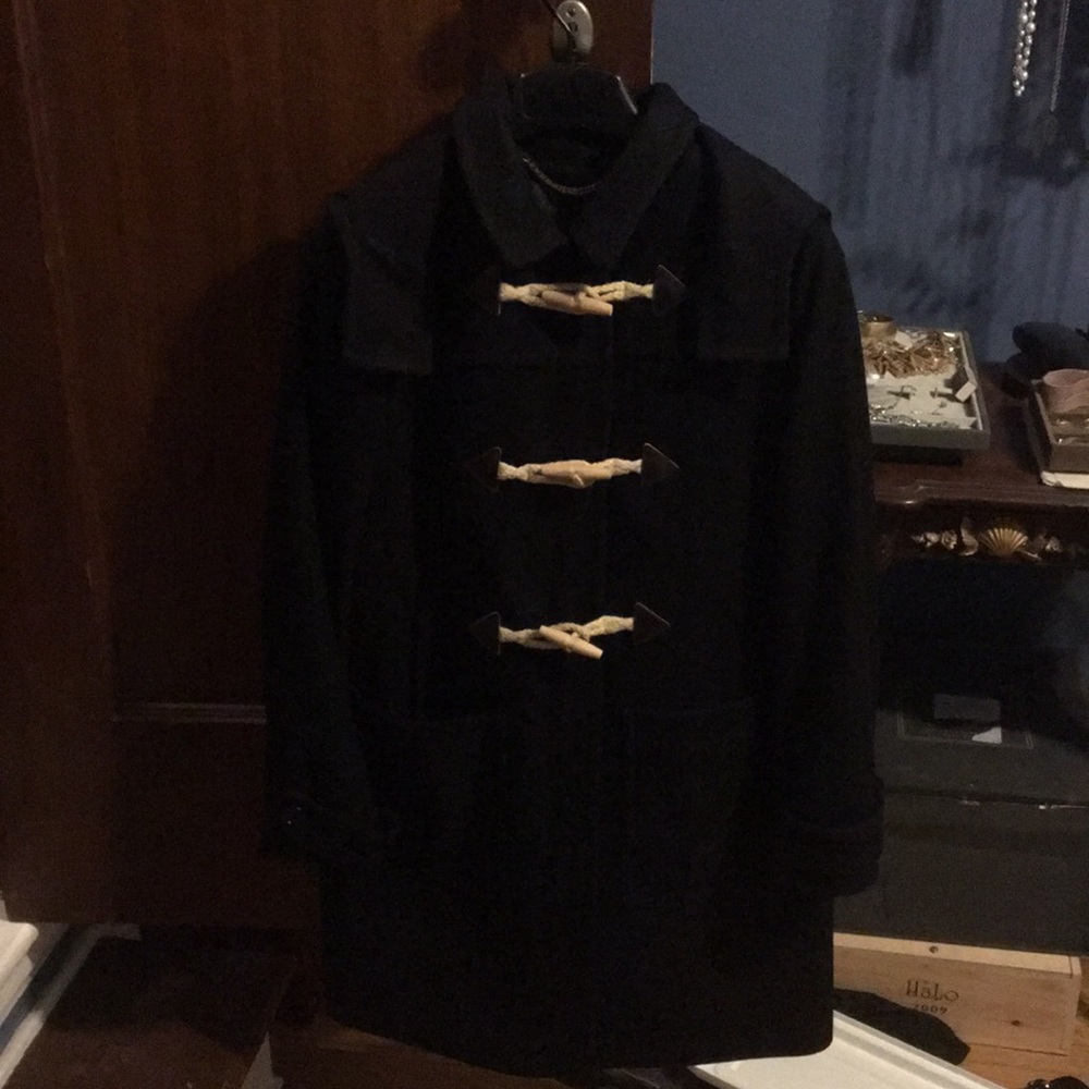 J. Crew Melton Wool Toggle/Duffle Coat