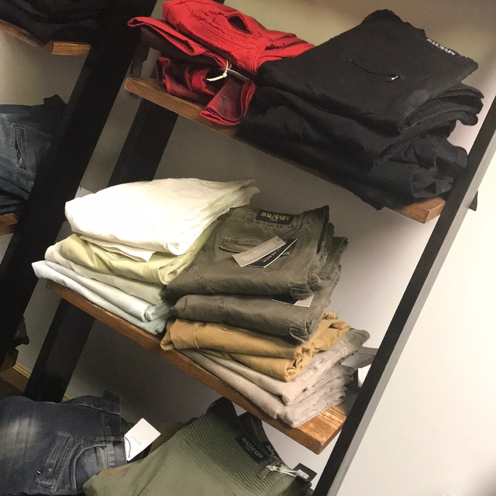 Balmain Jeans and Amiri