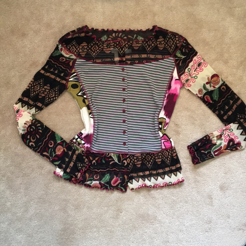Neslay pieced top blouse.