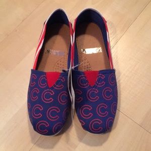 Chicago Cubs Canvas Slip Ons