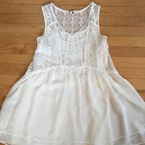 Miss Me White Lace Dress