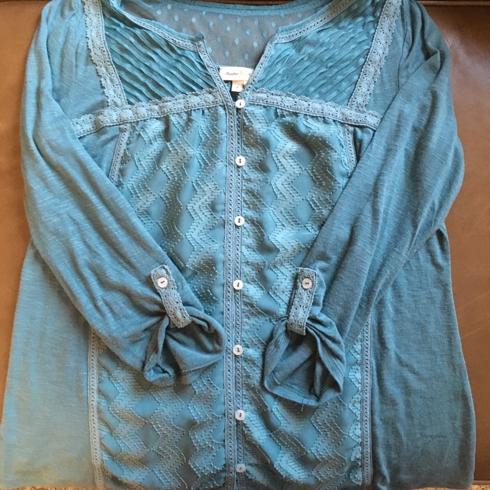 3/4 Length Meadow Rue (Anthropologie) Tee